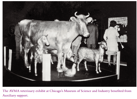 AVMA veterinary exhibit at Chicago's Museum of Science and Industry